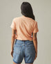 Women's Premium Slub Crew Tee - Peach Fuzz